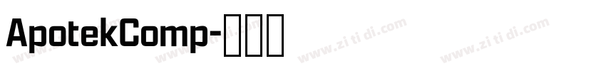 ApotekComp字体转换