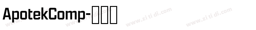 ApotekComp字体转换