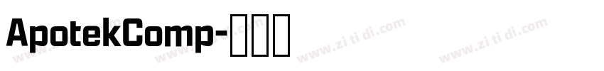 ApotekComp字体转换