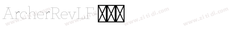ArcherRevLF字体转换