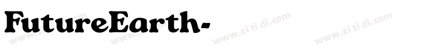 FutureEarth字体转换