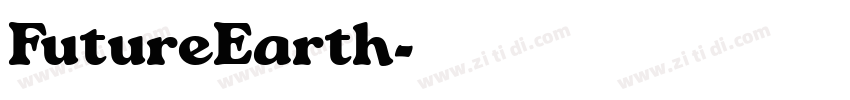 FutureEarth字体转换