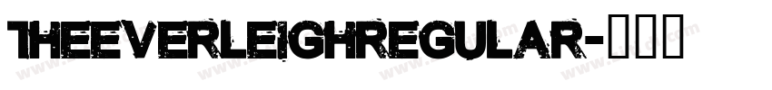 TheEverleighRegular字体转换