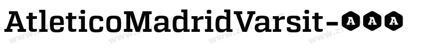 AtleticoMadridVarsit字体转换