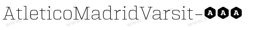 AtleticoMadridVarsit字体转换