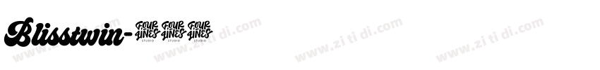 Blisstwin字体转换
