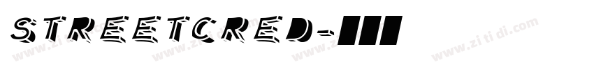 streetcred字体转换