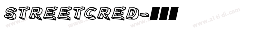 streetcred字体转换