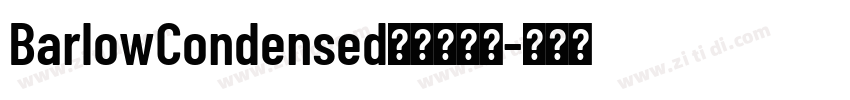 BarlowCondensed方正白舟大字体转换
