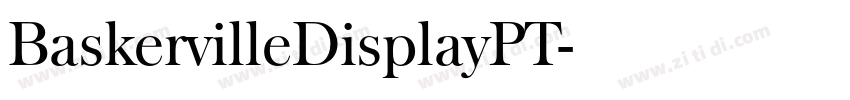 BaskervilleDisplayPT字体转换