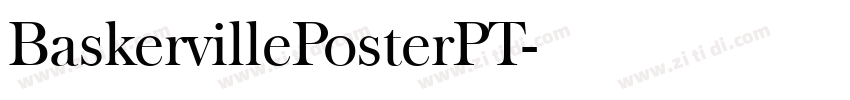 BaskervillePosterPT字体转换