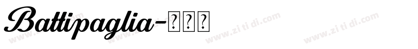 Battipaglia字体转换