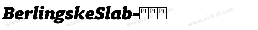 BerlingskeSlab字体转换
