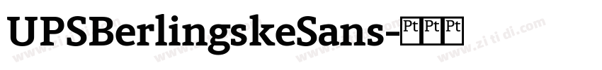 UPSBerlingskeSans字体转换