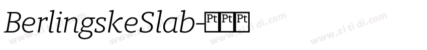 BerlingskeSlab字体转换