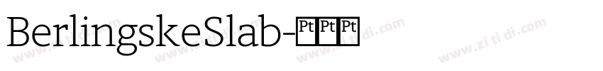 BerlingskeSlab字体转换
