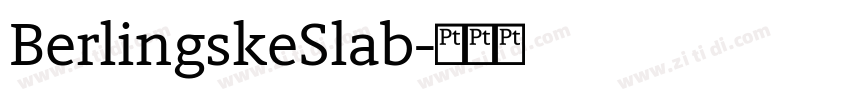 BerlingskeSlab字体转换