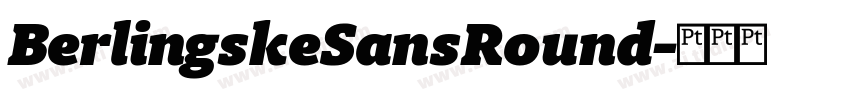 BerlingskeSansRound字体转换