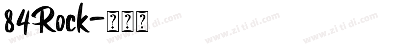 84Rock字体转换