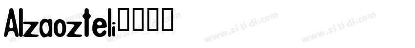 AIzaozteli字体转换