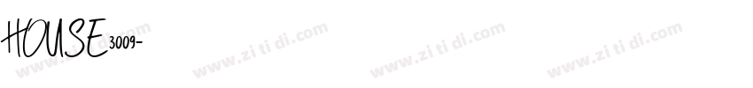 HOUSE3009字体转换