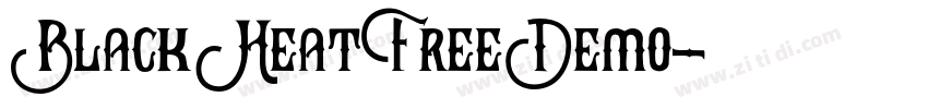 BlackHeatFreeDemo字体转换