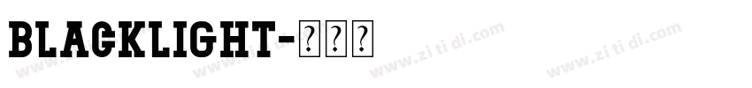 Blacklight字体转换