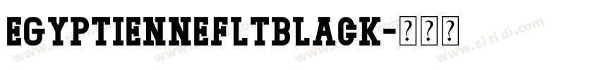 EgyptienneFLTBlack字体转换