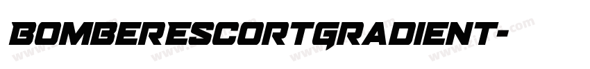 BomberEscortGradient字体转换