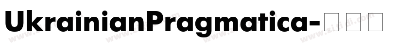 UkrainianPragmatica字体转换