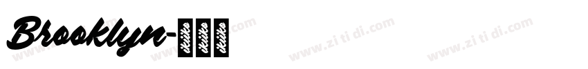 Brooklyn字体转换