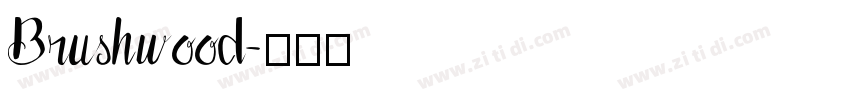 Brushwood字体转换