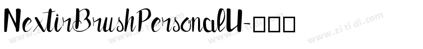 NextirBrushPersonalU字体转换