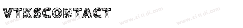 VTKSCONTACT字体转换