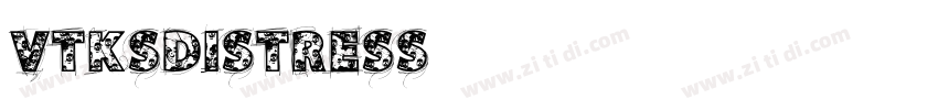 vtksdistress字体转换