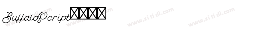 BuffaloScript字体转换