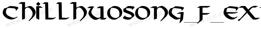 ChillHuoSong_F_ExBo字体转换