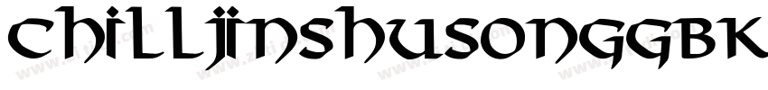 ChillJinshuSongGBKBo字体转换