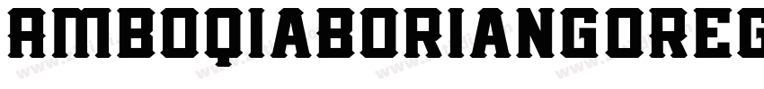 AmboqiaBoriangoRegul字体转换