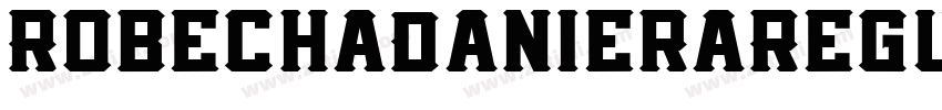 RobechaDanieraRegul字体转换
