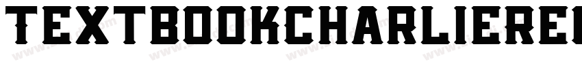 TextbookCharlieRegul字体转换
