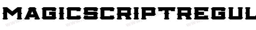 MagicScriptRegula字体转换