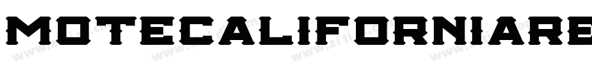 MoteCaliforniaRegula字体转换