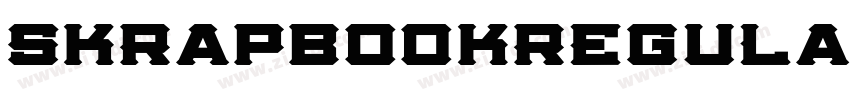 SkrapbookRegula字体转换