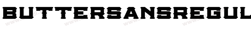 buttersansRegula字体转换