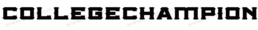 collegechampions字体转换