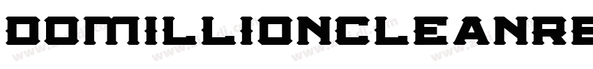 DomillionCleanRegula字体转换