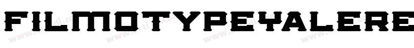 FilmotypeYaleRegula字体转换