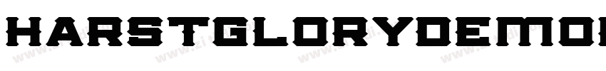 HarstGloryDemoRegula字体转换