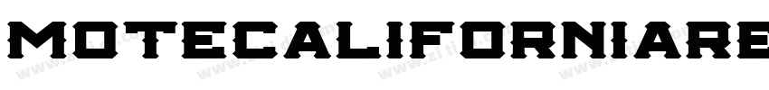 MoteCaliforniaRegula字体转换